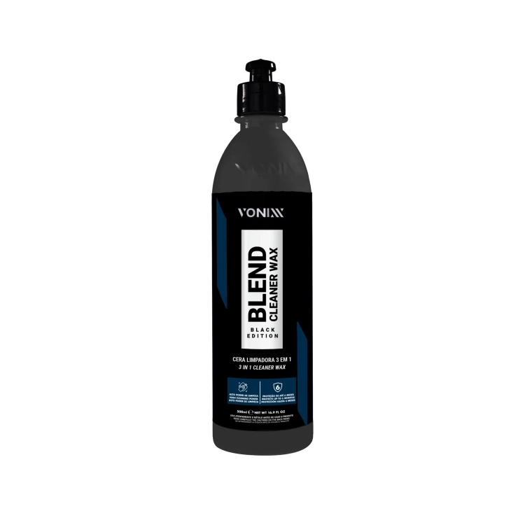 Vonixx BLEND CLEANER BLACK WAX -Koyu Renkler için 3’ü 1 Arada Tek Adımda Hızlı Pasta – Cila – Wax / 500ml
