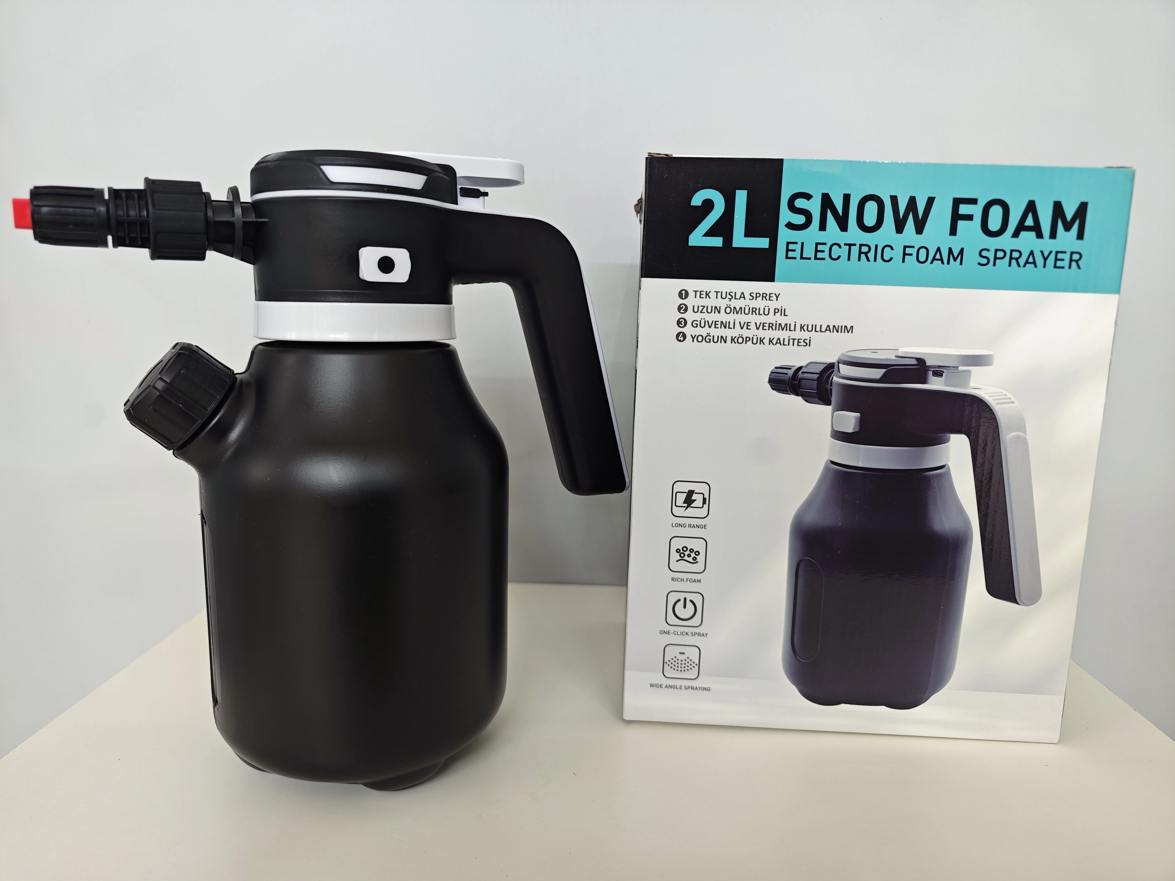 Şarjlı (Lityum Pil ) 110 Derece Köpük Atış Açılı Köpük Pompası – 2 Litre (110-06)