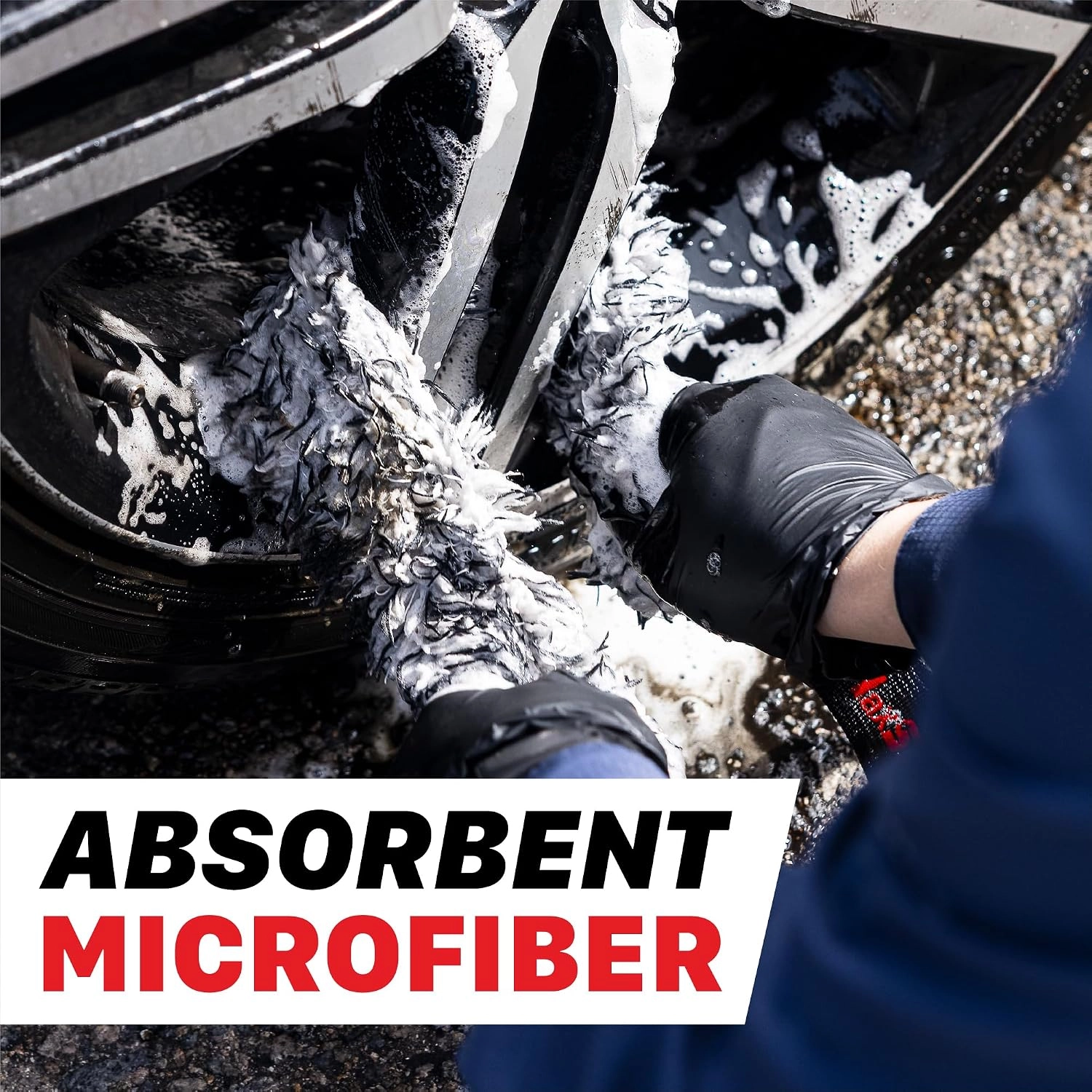Maxshine Microfiber Wheel Scrubbing Belt (2’li Paket)