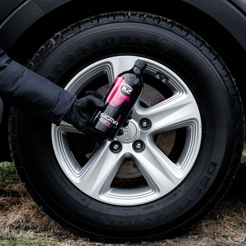 K2 Sigma Pro 1L Polimer Lastik Koruyucu ve Parlatıcı Jel 