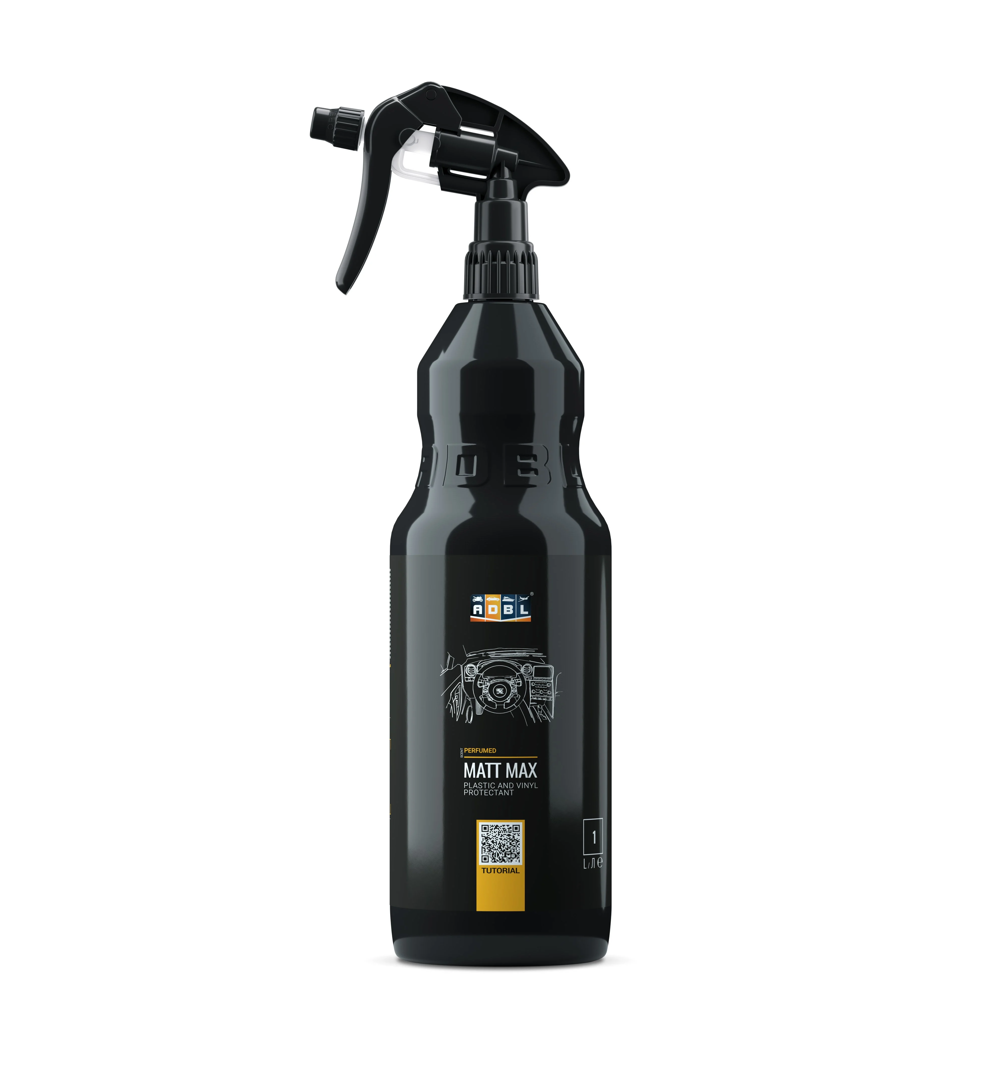 ADBL INTERIOR MATT MAX, Araç içi Mat Plastik ve Vinil Koruyucu 1 Litre