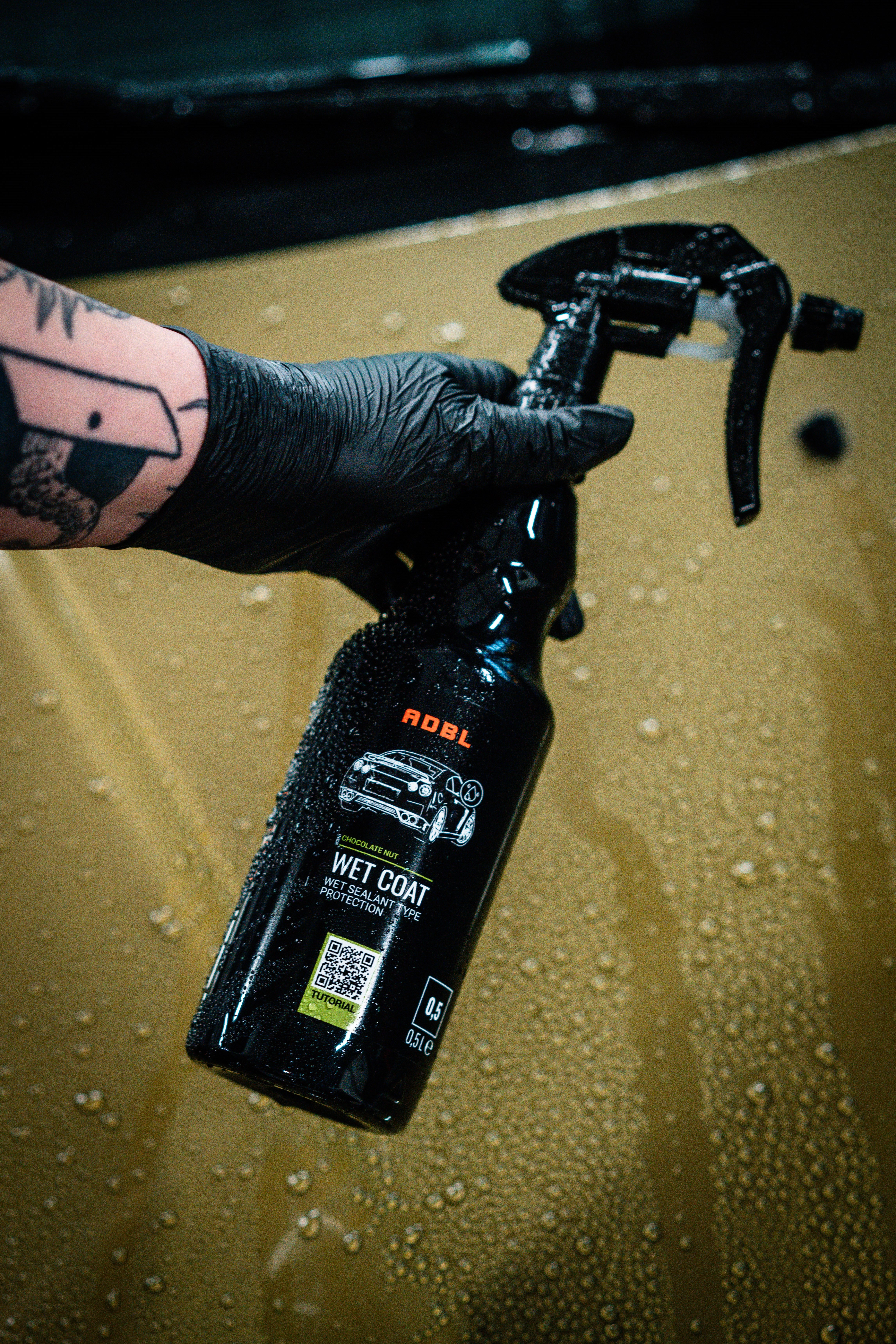 ADBL Wet Coat, Araç Dış Yüzey Su İtici Yüzey Koruma Sıvısı (Islak Uygulama) 1LT