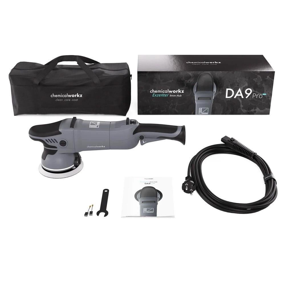 Chemicalworkz DA9 Pro Max Orbital Polisaj Makinesi 125MM Taban 9MM Salınım
