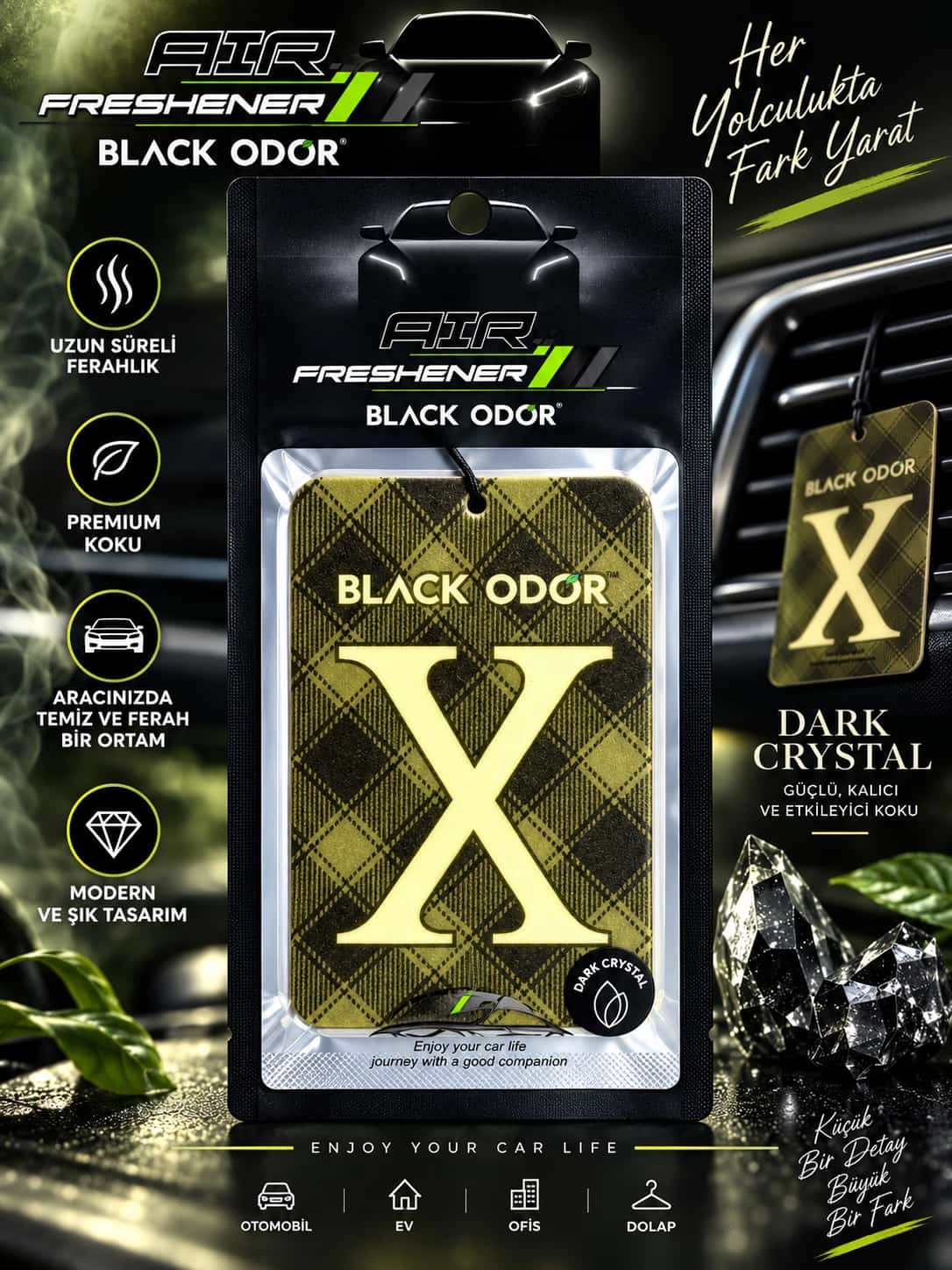 BLACK ODOR X ’’DARK CRİSTAL’’ - Temizlik Kokulu
