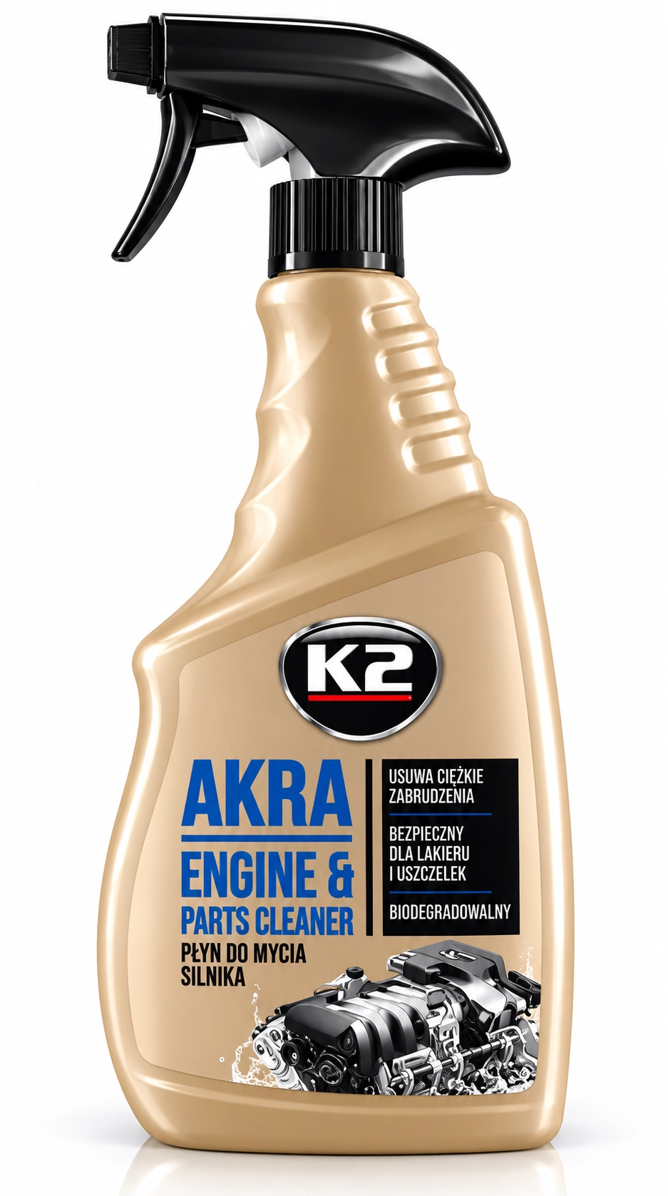K2 Akra Motor Temizleyici&Koruyucu 750ml