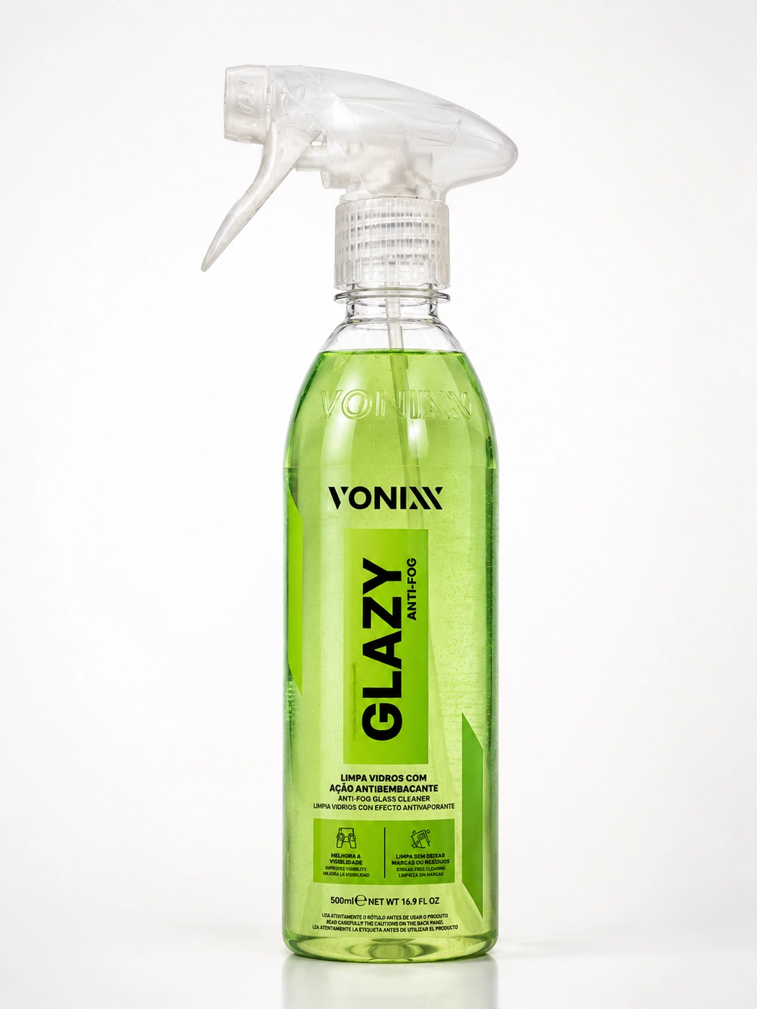 Vonixx Glazy Anti-Fog – Camları İçin Buğu Önleyici ve Temizleyici – 500ml