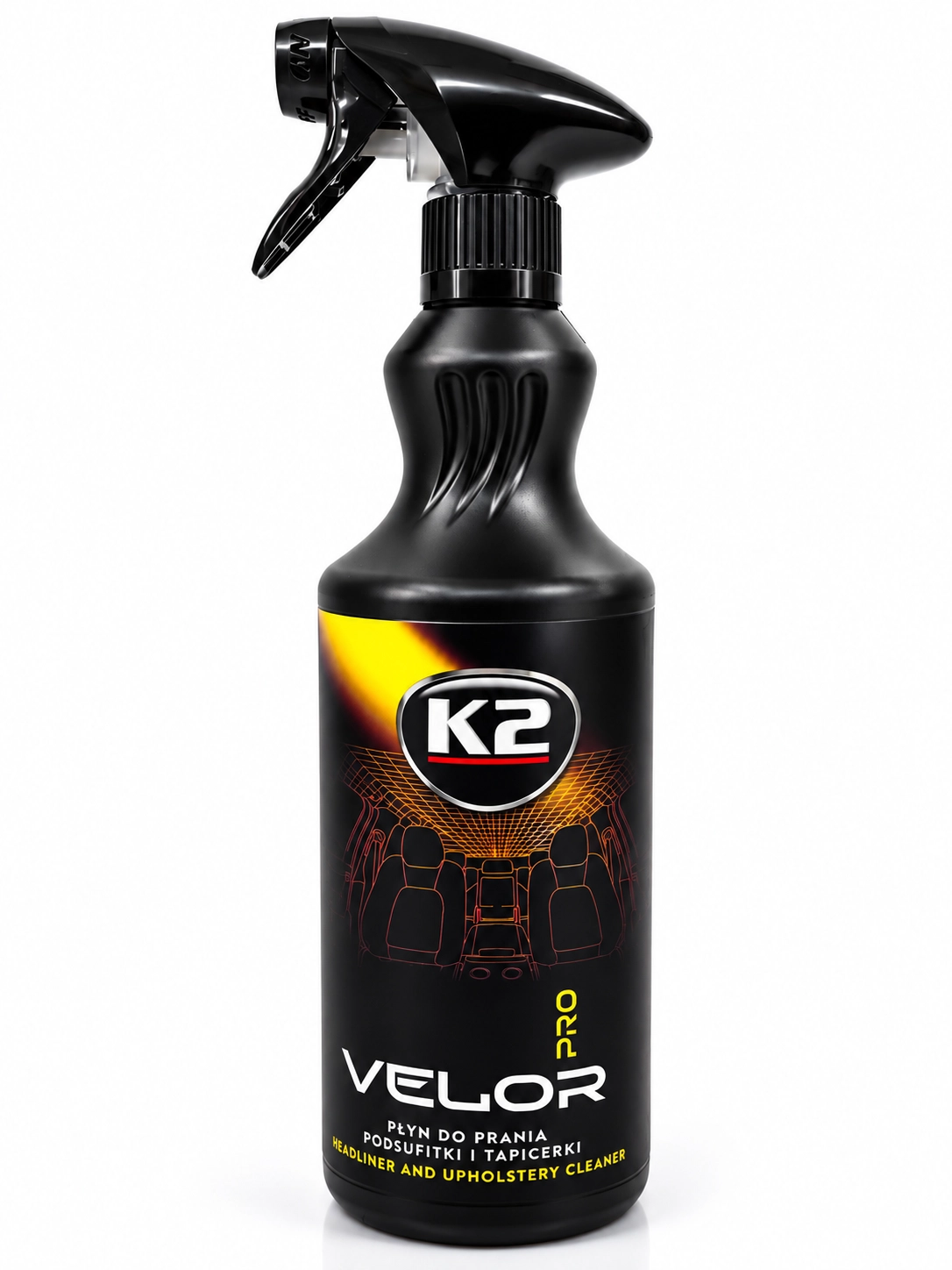 K2 Velor Pro Tavan ve Döşeme Temizleyici 1L – Profesyonel İç Mekan Temizlik Spreyi