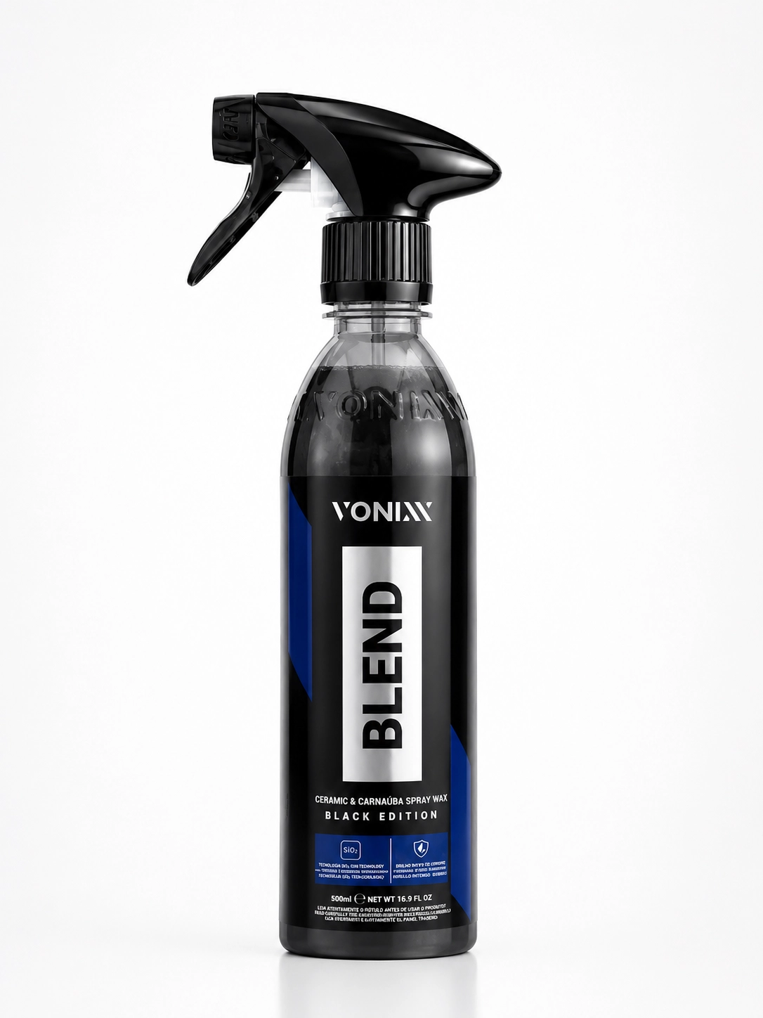 Vonixx Blend Black Edition Ceramic & Carnauba Spray Wax – Siyah ve Koyu Renkli Araçlara İçin Özel Üretim Seramikli Carnauba Spey Wax - 500 ml
