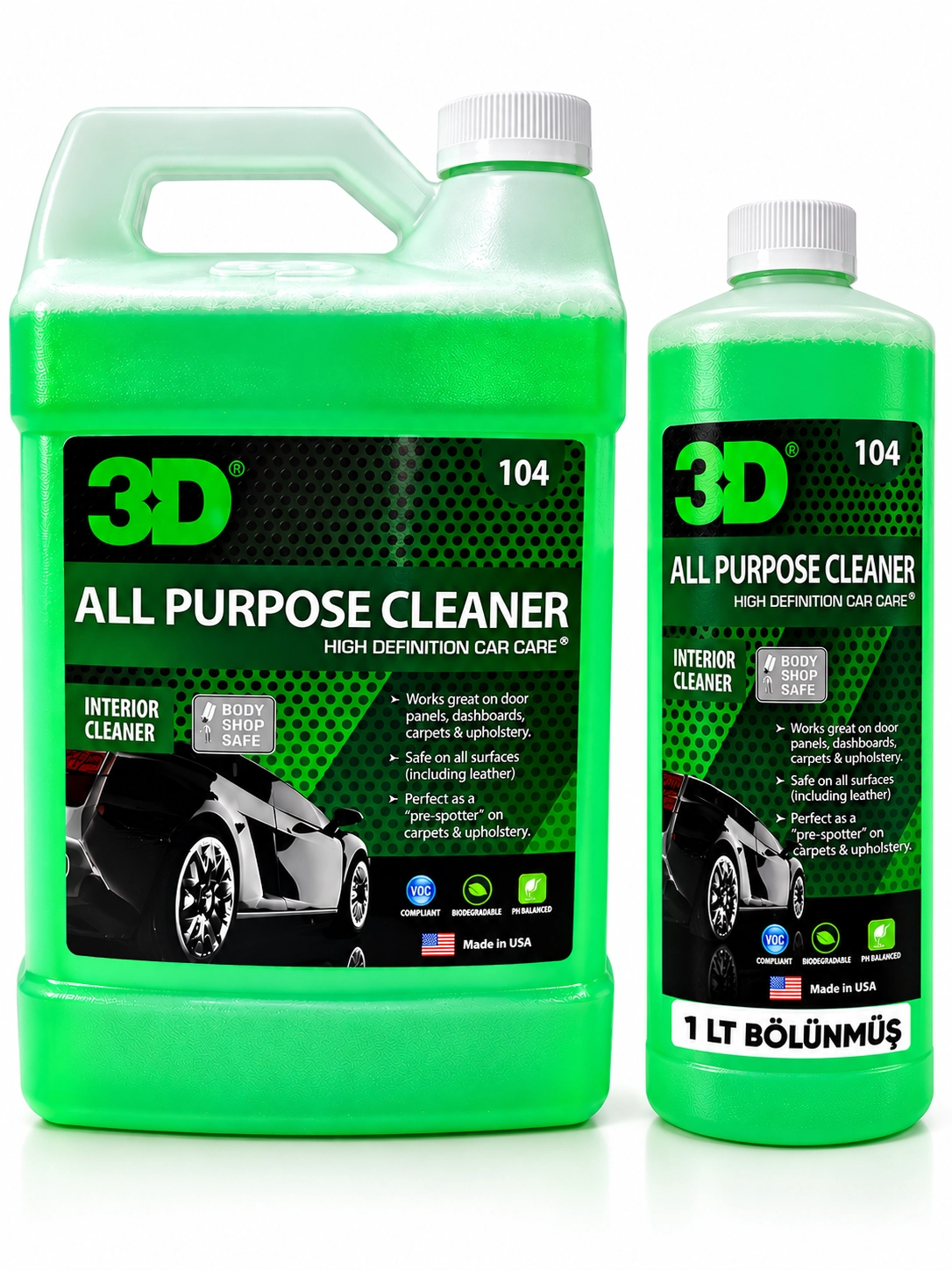3D All Purpose Cleaner Genel Temizleyici  1L Bölünmüş Ürün