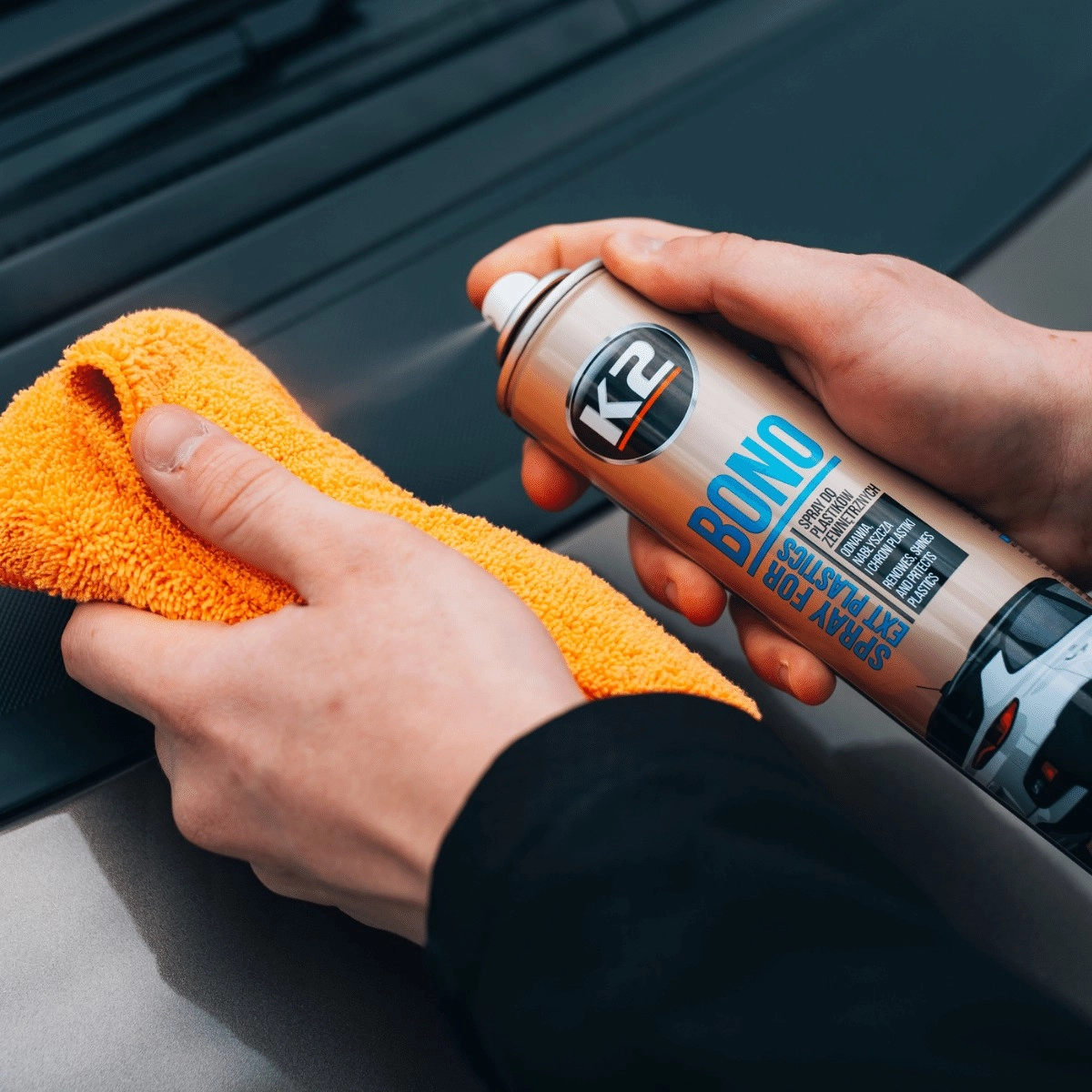 K2 BONO Aerosol dış plastik aksam koruyucu ve yenileyici 300ml