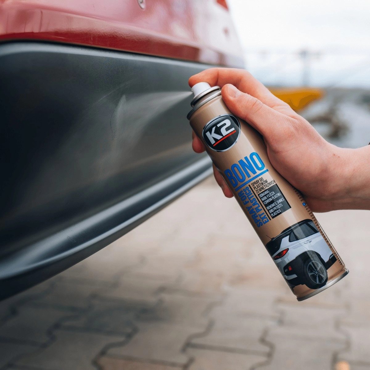 K2 BONO Aerosol dış plastik aksam koruyucu ve yenileyici 300ml