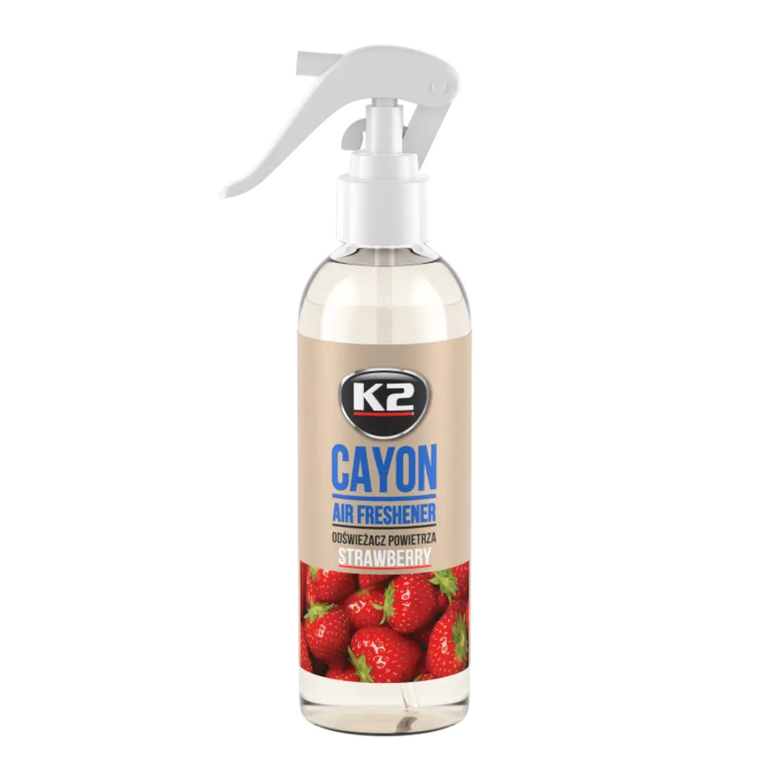 K2 Cayon Strawberry Taze Çilek Kokulu Araç Kokusu ve Oda Parfümü 250 ml