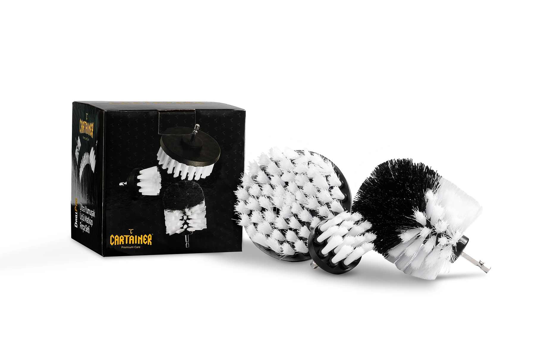 Cartainer 3’lü Ultra Yumuşak Matkap Fırça Seti