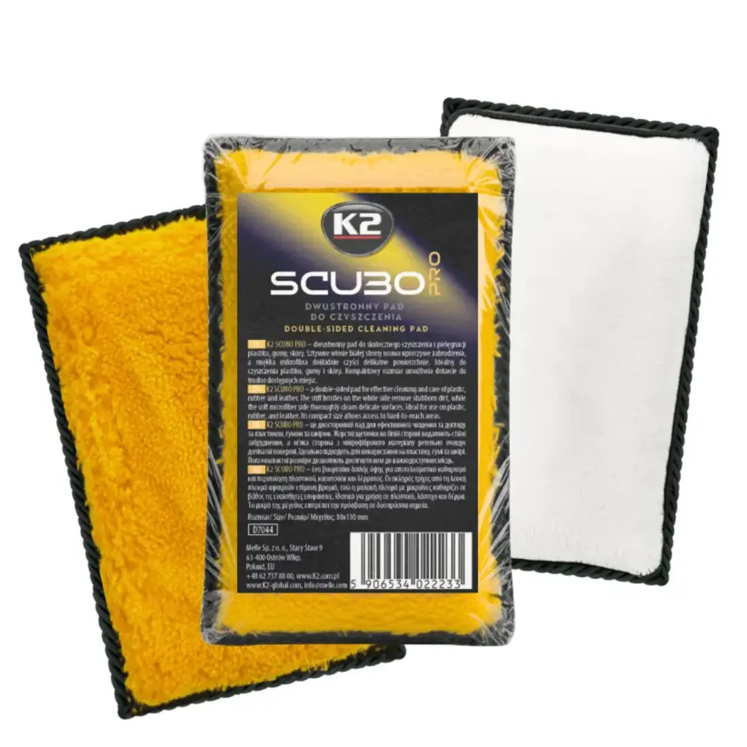 K2 Scubo Pro Çift Taraflı Araç İçi Temizlik Pedi (Scrub Pad) 13×8 cm