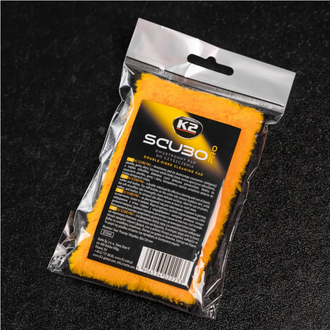 K2 Scubo Pro Çift Taraflı Araç İçi Temizlik Pedi (Scrub Pad) 13×8 cm