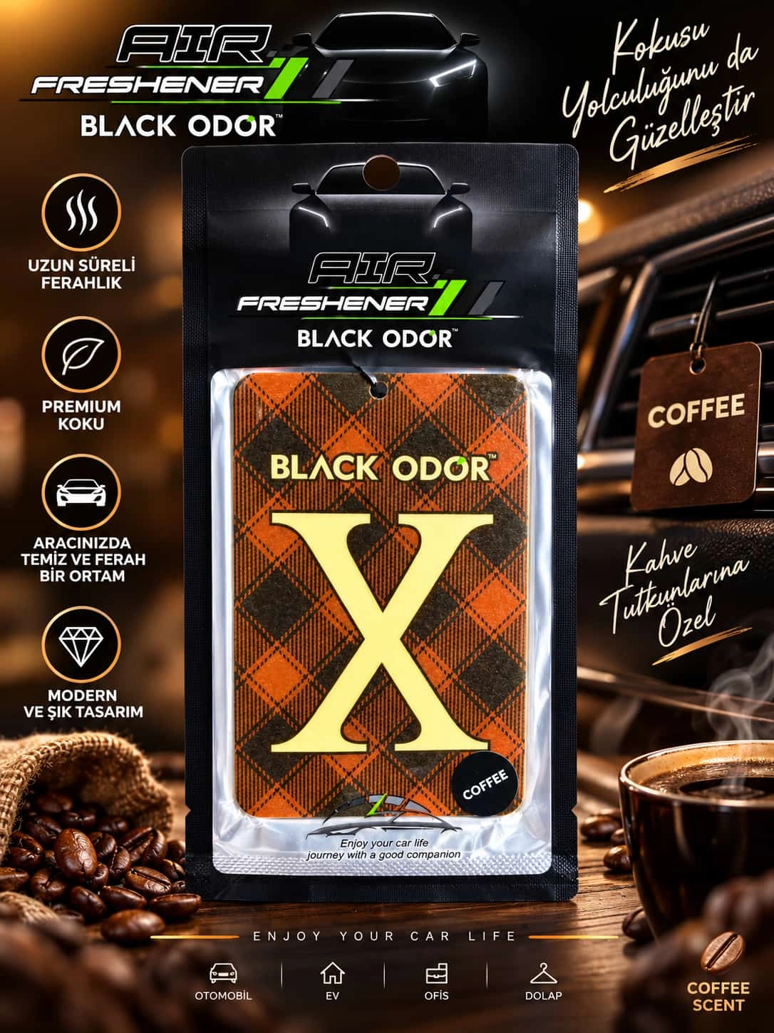BLACK ODOR X ’’COFFEE’’ - TAZE KAHVE Kokulu