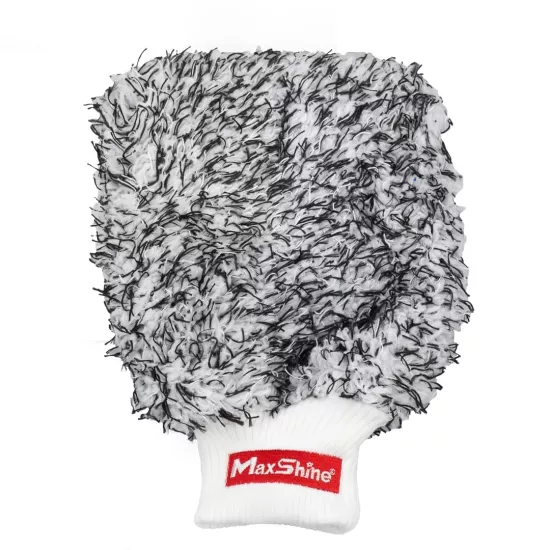 Max Shine Microfiber Wash Mitt - Dual Coloured Yıkama Eldiveni