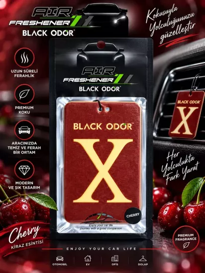 BLACK ODOR X ’’CHERRY ’’ Kiraz Kokulu Araç Kokusu
