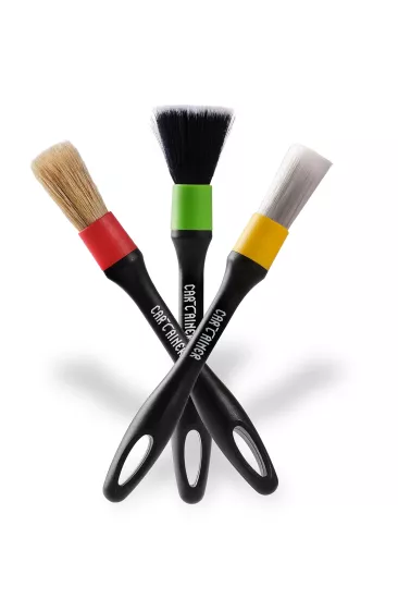 Cartainer Detailing Brush Set üçlü detay fırça seti