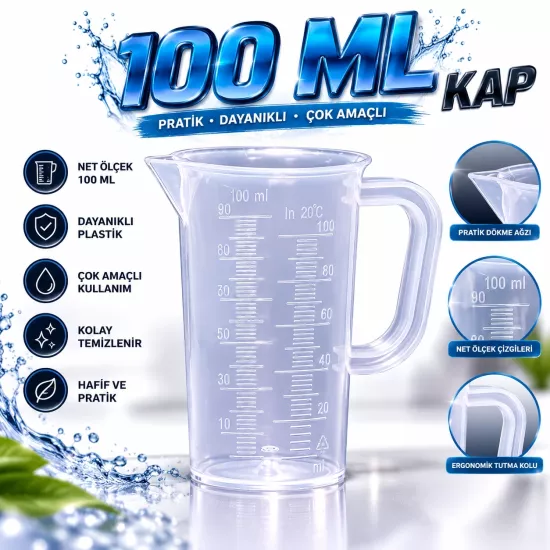PA 100 ML Ölçme Kabi