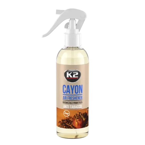K2 Cayon Anti Tobacco Kötü Koku Giderici Sprey Araç Kokusu 250 ml