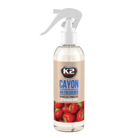 K2 Cayon Strawberry Taze Çilek Kokulu Araç Kokusu ve Oda Parfümü 250 ml