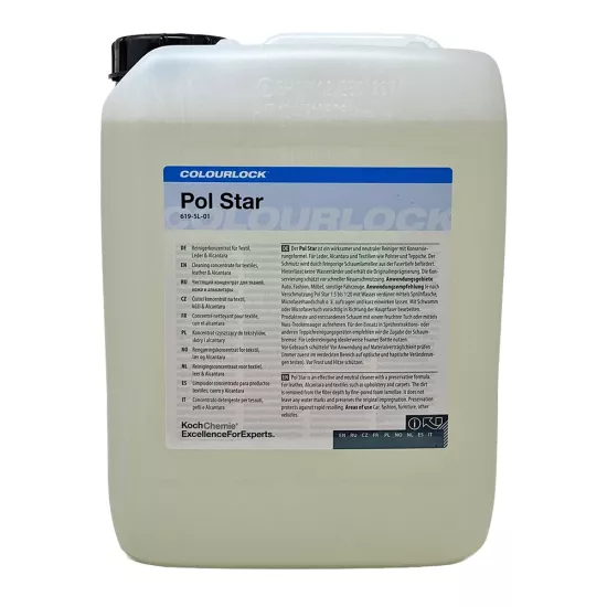 Koch Chemie COLOURLOCK Pol Star - Tekstil, Deri ve Alcantara Temizleyici - 5 Litre