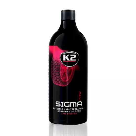 K2 Sigma Pro 1L Polimer Lastik Koruyucu ve Parlatıcı Jel 
