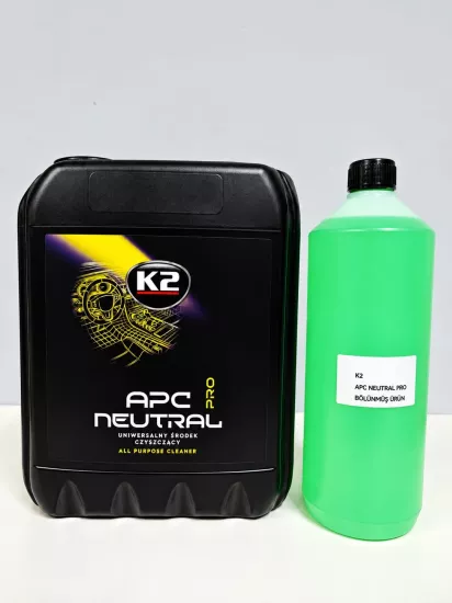 K2 Pro APC Neutral Pro 5L Ph Nötr Konsantre Genel Amaçlı Temizleyici 1 LT Bölünmüş Ürün