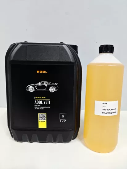 ADBL YETİ TROPİCAL NİGHT 5 LİTRE ŞAMPUAN BÖLÜNMÜŞ ÜRÜN 1 LT