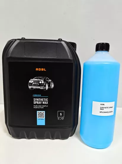 ADBL SYNTHETİC SPRAY WAX SENTETİK HIZLI CİLA WAX 5 LİTRE BÖLÜNMÜŞ ÜRÜN 1 LT