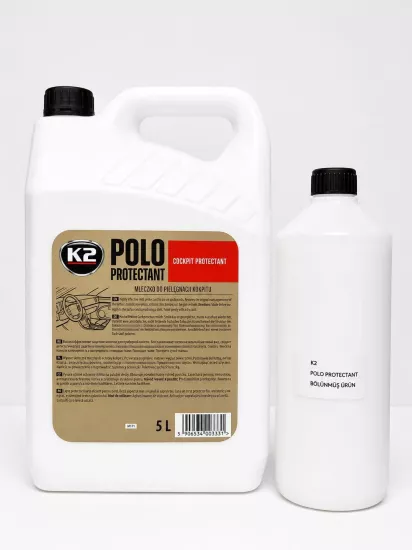 K2 POLO Protectant 5L Silikonsuz İç Aksam Antistatik UV Koruyucu Bölünmüş Ürün 1 LT 