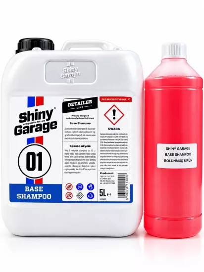 Shiny Garage Base Shampoo - Araç Yıkama Şampuanı  1 LT Bölünmüş Ürün