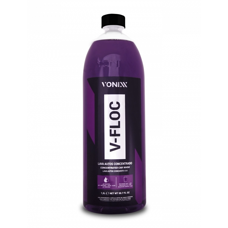 Vonixx V-FLOC – Süper Konsantre Ph Nötr Araç Şampuanı 1: 400 - 1.5 Litre