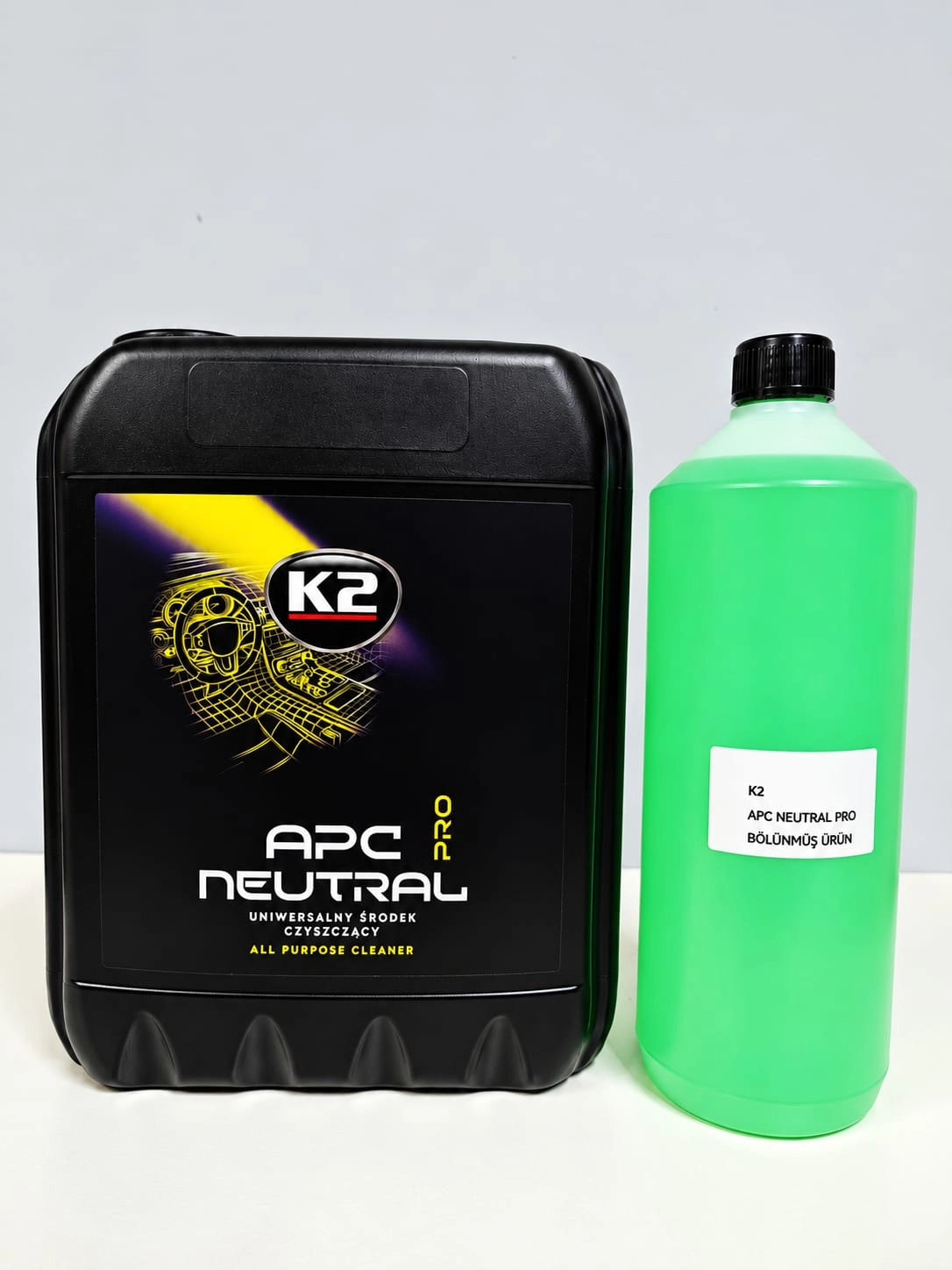K2 Pro APC Neutral Pro 5L Ph Nötr Konsantre Genel Amaçlı Temizleyici 1 LT Bölünmüş Ürün