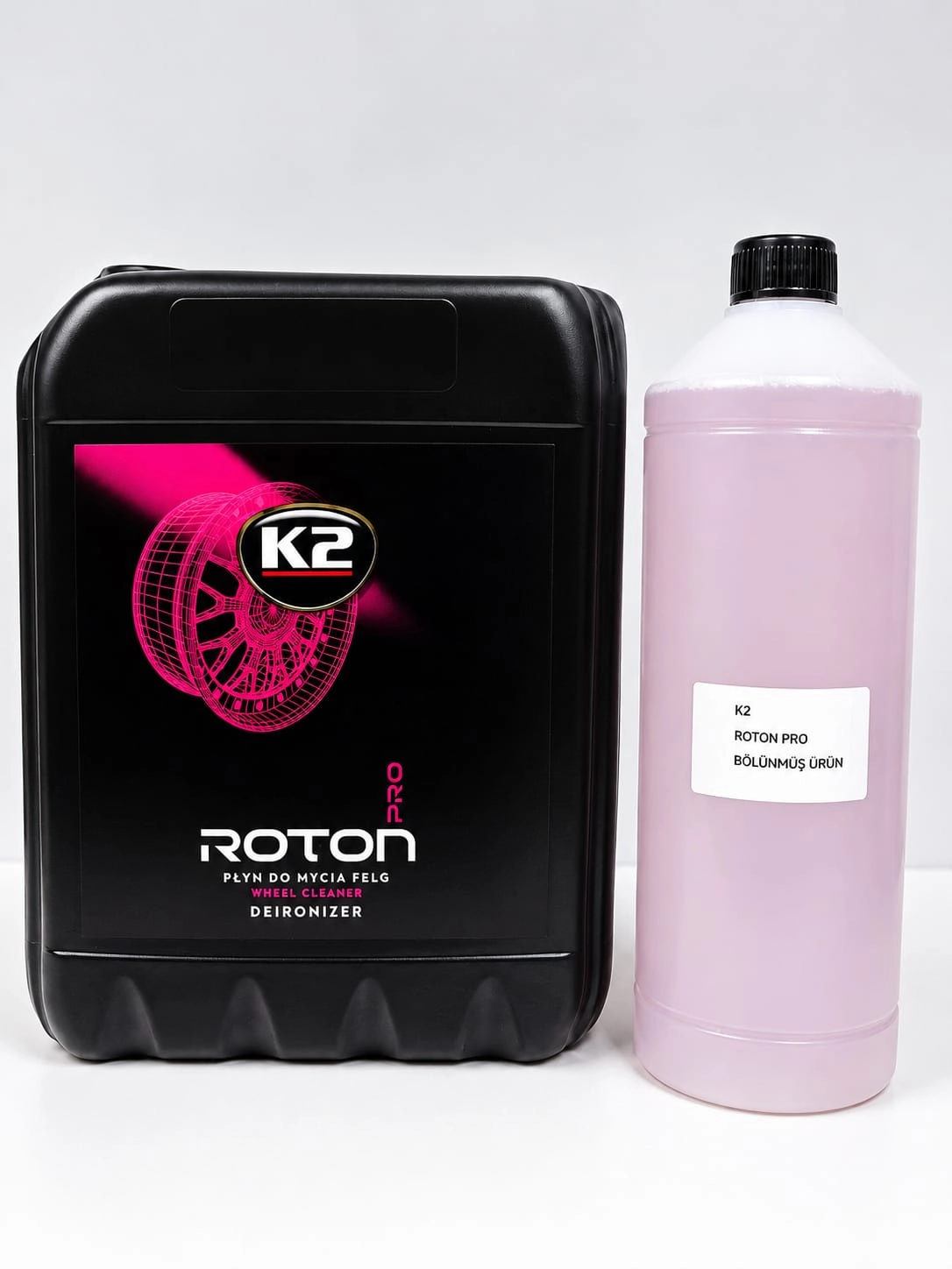  K2 Roton Demirtozu Temizleyici Jel 5 LT Bölünmüş 1 LT