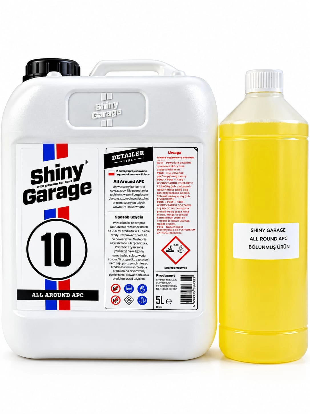 Shiny Garage All Around APC - Çok Amaçlı Temizleyici 1 LT Bölünmüş Ürün