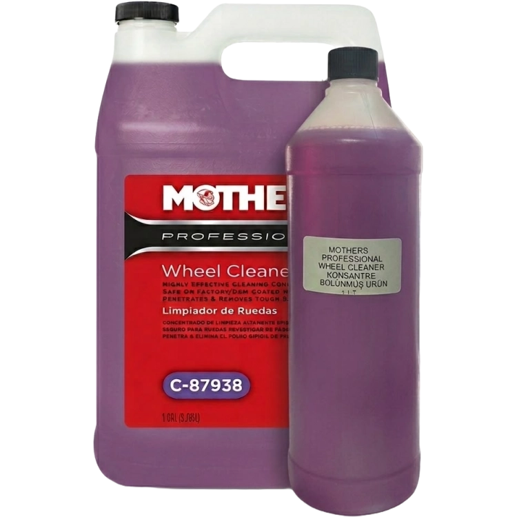 Mothers® Professional Wheel Cleaner Concentrate -( BÖLÜNMÜŞ ÜRÜN ) Konsantre Profesyonel Jant Temizleyici / 1 Litre